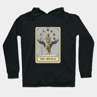 The Golfer Tarot Card, Golf Player Hoodie